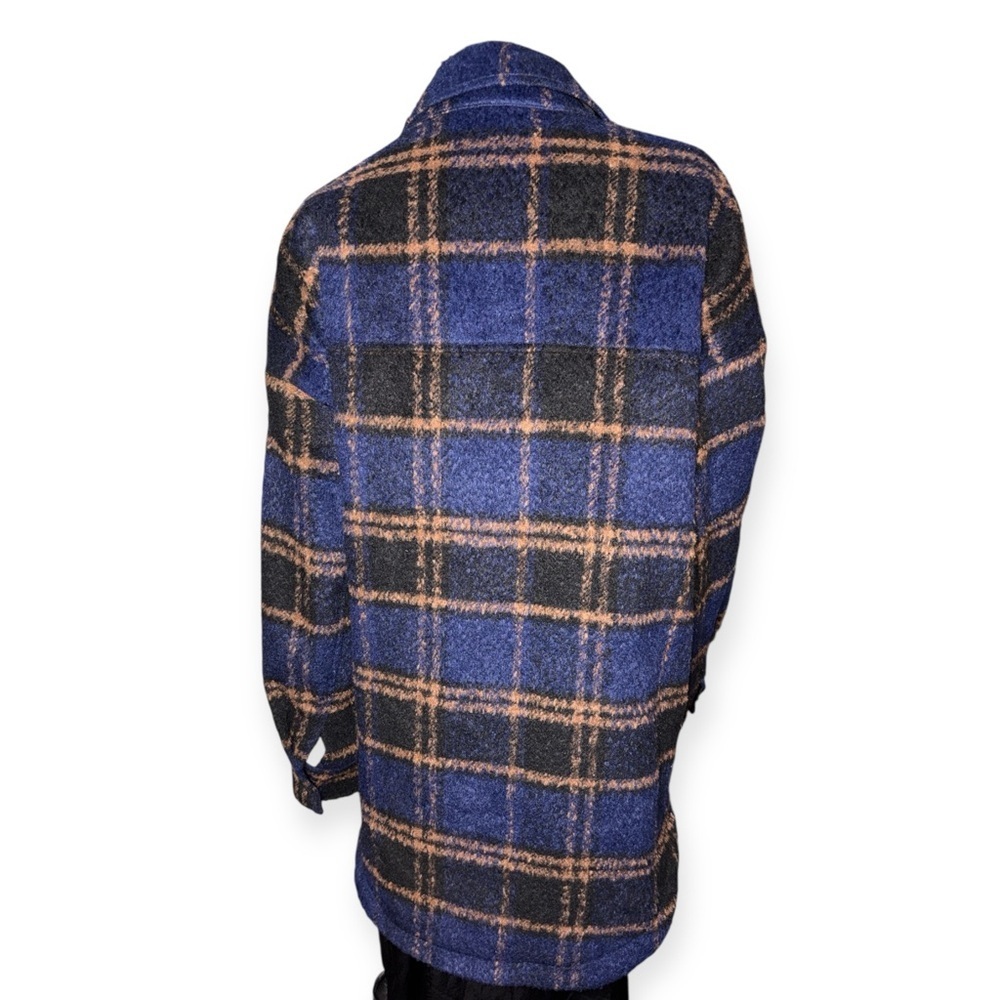 NWT Good American women’s plaid oversized shacket size 5/6 - Picture 8 of 15
